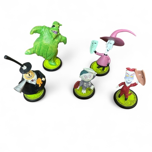 Nightmare Before Christmas 5 Figurines Touchstone Pictures - Picture 1 of 3